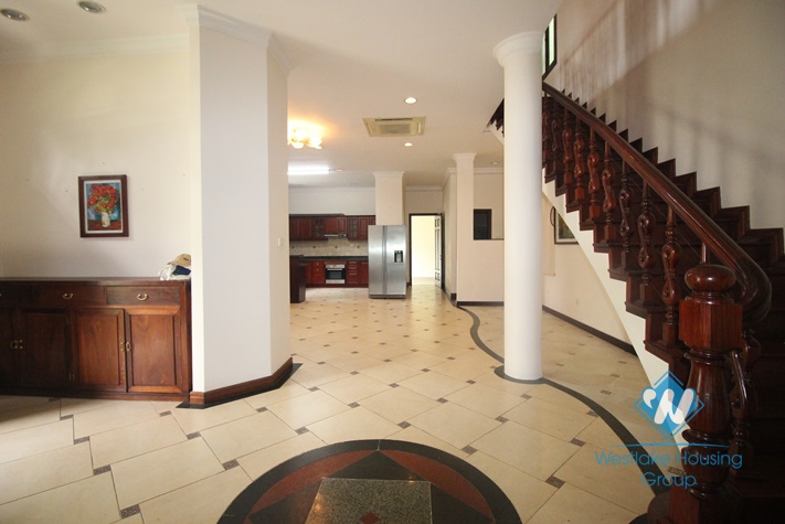 Spacious, fully furnished house for rent in Ciputra, Tay Ho, Hanoi